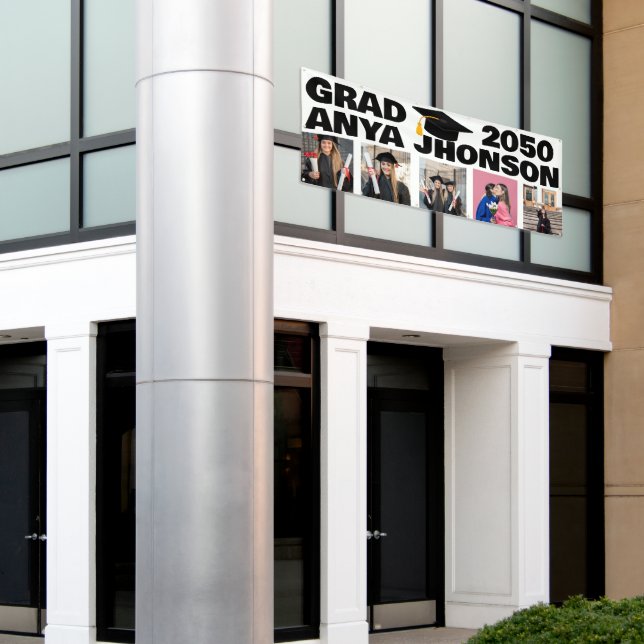 Lona 5 Graduados de la Escuela de Posgrado de 2050 (Edificio exterior)