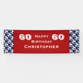 Lona 60.o Bandera del balón de fútbol de fiesta de