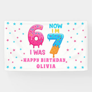 Lona 6 7 Meme Six Seven Birthday Banner