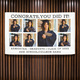 Lona 7 Grado de Graduación de Collage de fotos Grado 20