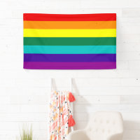 7 Rayas Bandera del Orgullo Gay Arcoiris