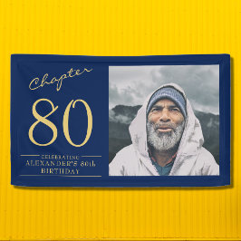 Lona 80.ª foto de oro azul