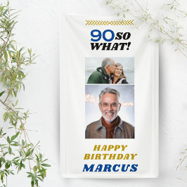Lona 90 Así que qué divertido cumpleaños número 90 foto