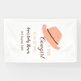 Lona A little cowgirl is on it's way orange baby shower