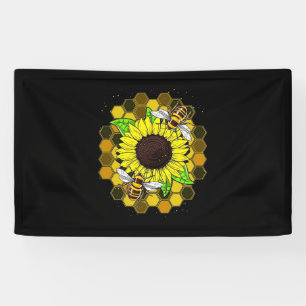 Lona Abejas de girasol hippie