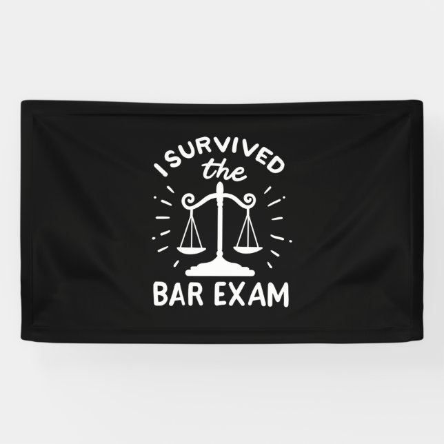 Lona Abogado Sobrevivió Al Examen De Bar (Horizontal)