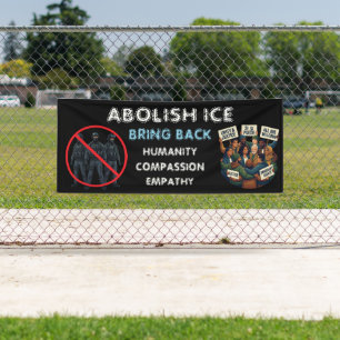 Lona Abolir ICE Recuperar la Compasión y la Empatía