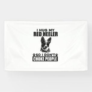 Lona Abrazo A Mi Heeler Rojo Para No Ahogar A La Gente 