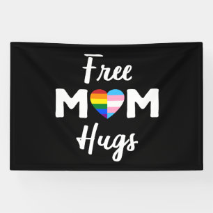 Lona Abrazos Gratis de Mamá II - Orgullo Gay Transgéner