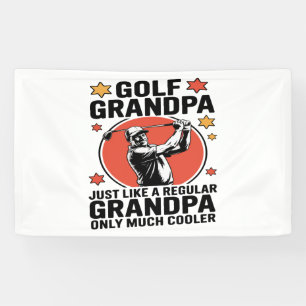 Lona Abuelo de golf igual que un abuelo normal