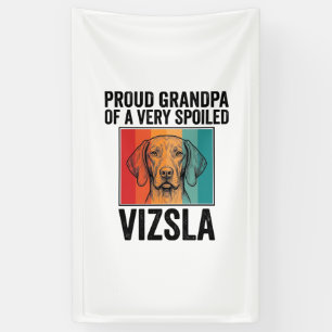 Lona Abuelo Orgulloso Vizsla Diseño de Amante de Perros