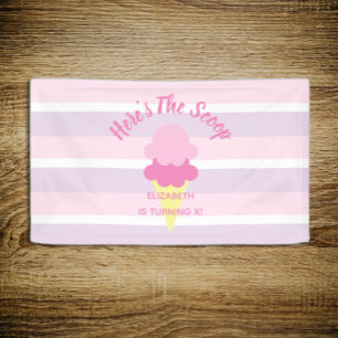 Lona Acá está el cumpleaños del verano del Crema de Hie