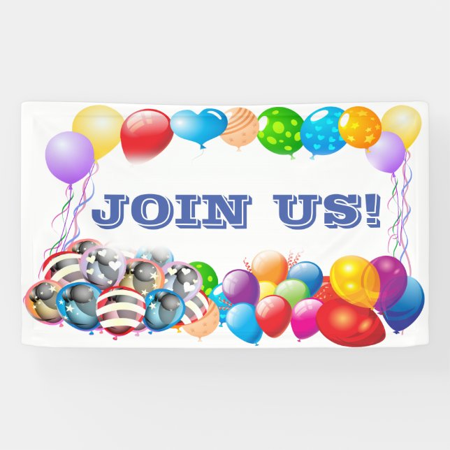 Lona Acompáñese a la Banner Vinyl 3' x 5' (Horizontal)