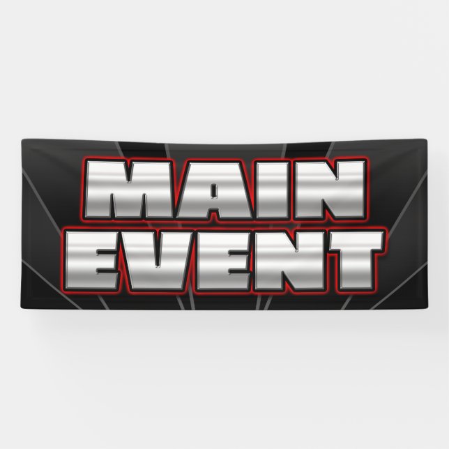 Lona ACONTECIMIENTO PRINCIPAL de la BANDERA - 2,5' x6 (Horizontal)