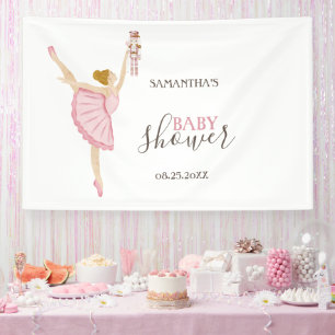 Lona Acrarela Bailarina Cascanueces Cumpleaños de Bebé 