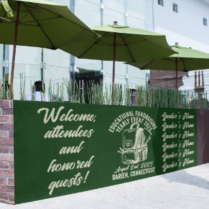 Lona Acto de recaudación de fondos educativos al estilo