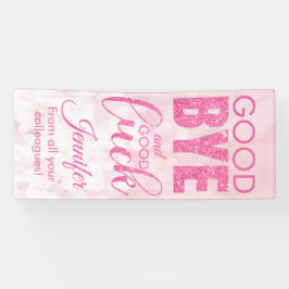 Lona Adiós Purpurina Rosa Y Buena Suerte