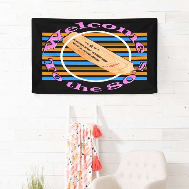 Lona Admitir un billete a los 80 (In situ)