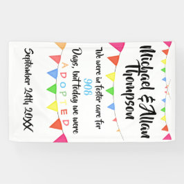 Lona Adopción del personalizado del Rótulo de la