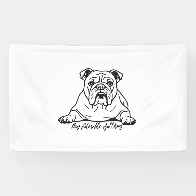 Lona Adorable Bulldog (Horizontal)