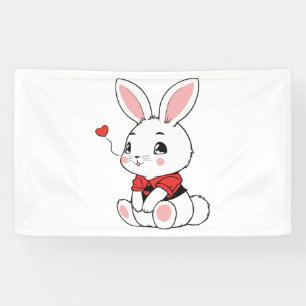 Lona Adorable lindo Bunny