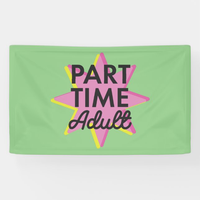 Lona Adulto a tiempo parcial (Horizontal)