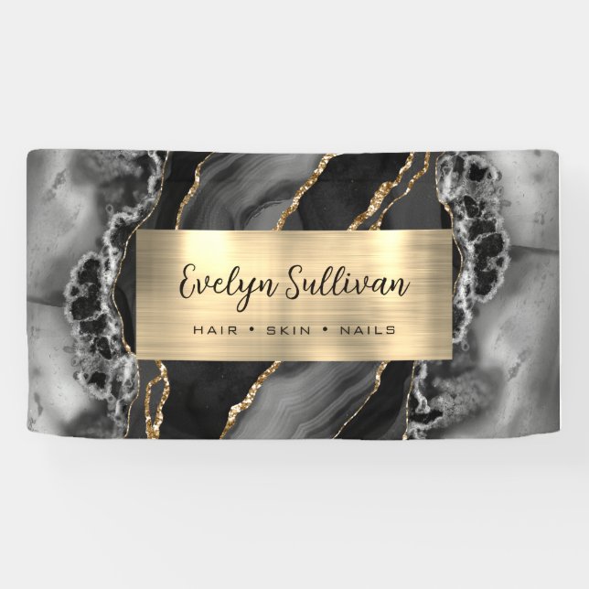 Lona Agante de oro negro (Horizontal)