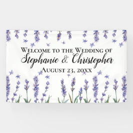 Lona Agradable acuarela Lilac Elegante Boda de verano