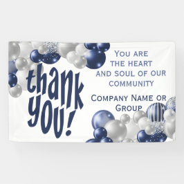 Lona Agradecimiento al personal voluntario globo