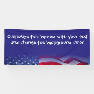 Lona Agrega tu propio banner de mensaje bandera v1
