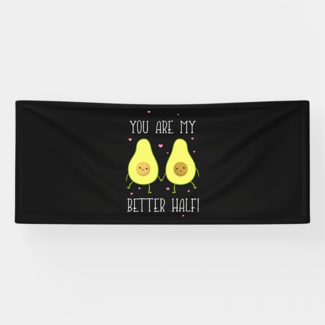 Lona Aguacate Eres Mi Mejor Mitad (Horizontal)