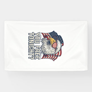 Lona Águila Patriótica Estás Libre Esta Noche Camiseta