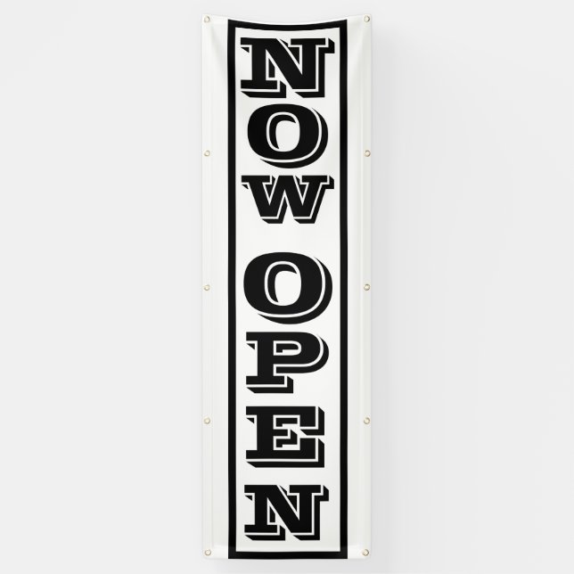 Lona Ahora abra (Vertical)