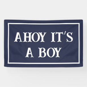 Lona Ahoy es un cartel de chico