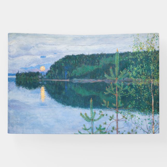 Lona Akseli Gallen-Kallela - Noche de primavera (Horizontal)