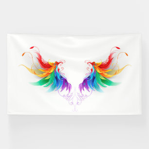 Lona Alas del arco iris fluidas