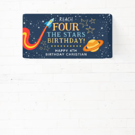Lona Alcance De Las Estrellas Cuarto Cumpleaños