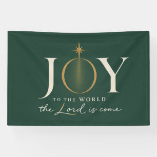 Lona ALEGRÍA AL MUNDO Navidad Cristiana