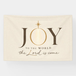 Lona ALEGRÍA AL MUNDO Navidad Cristiana