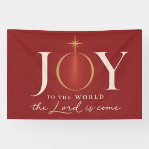 Lona ALEGRÍA AL MUNDO Navidad Cristiana