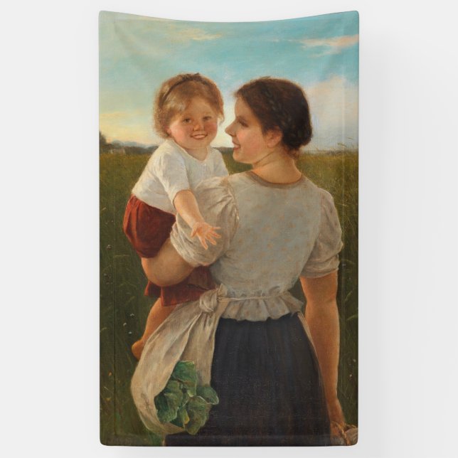 Lona Alegría de la madre (madre amorosa y hija) (Vertical)