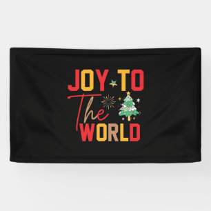 Lona Alegría De Regalos De Navidad Al Mundo