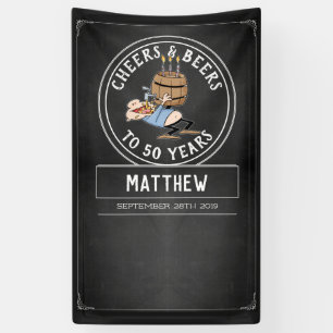 Lona Alegría y Cerveza Negra Y Blanca 50 Años