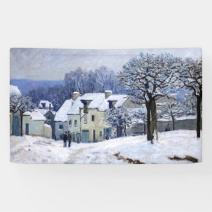 Lona Alfred Sisley - Place Chenil en Marly, efecto de n