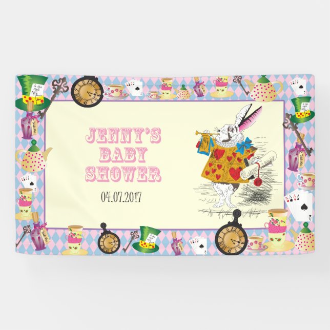 Lona Alicia en el país de las maravillas - fondo - cart (Horizontal)