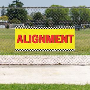 Lona Alineación de Frenos Taller Automotriz Grande Amar