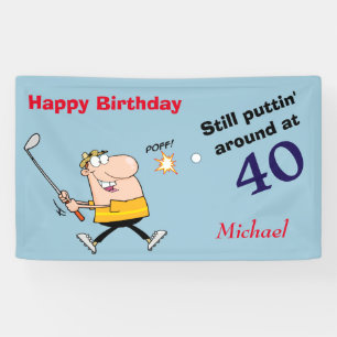Lona Alrededor de 40 partidos de cumpleaños de golf