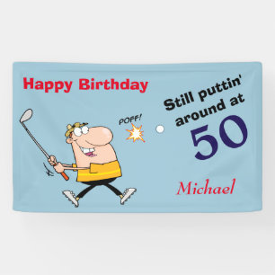 Lona Alrededor de 50 partidos de cumpleaños de golf