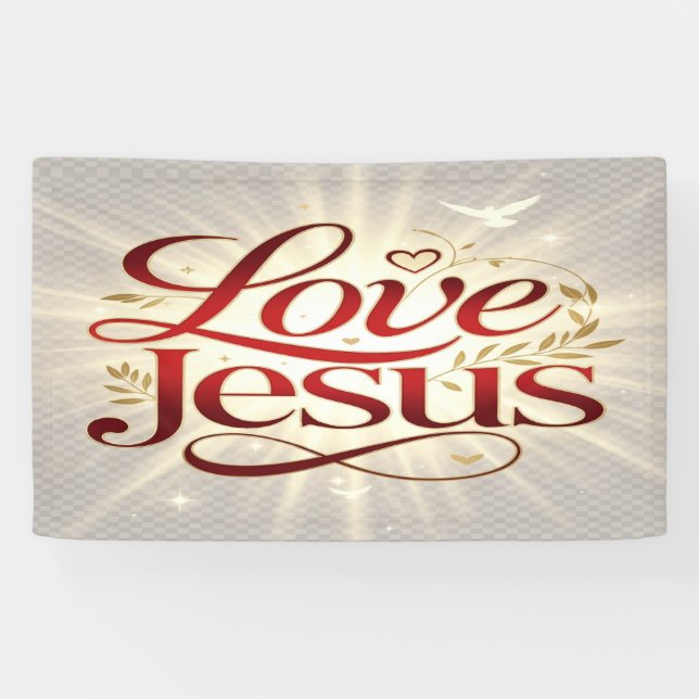 Lona Ama a Jesús (Horizontal)