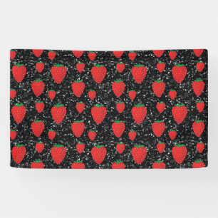 Lona Amantes de la Fruta de Fresa Roja Dulces Bayas Ele